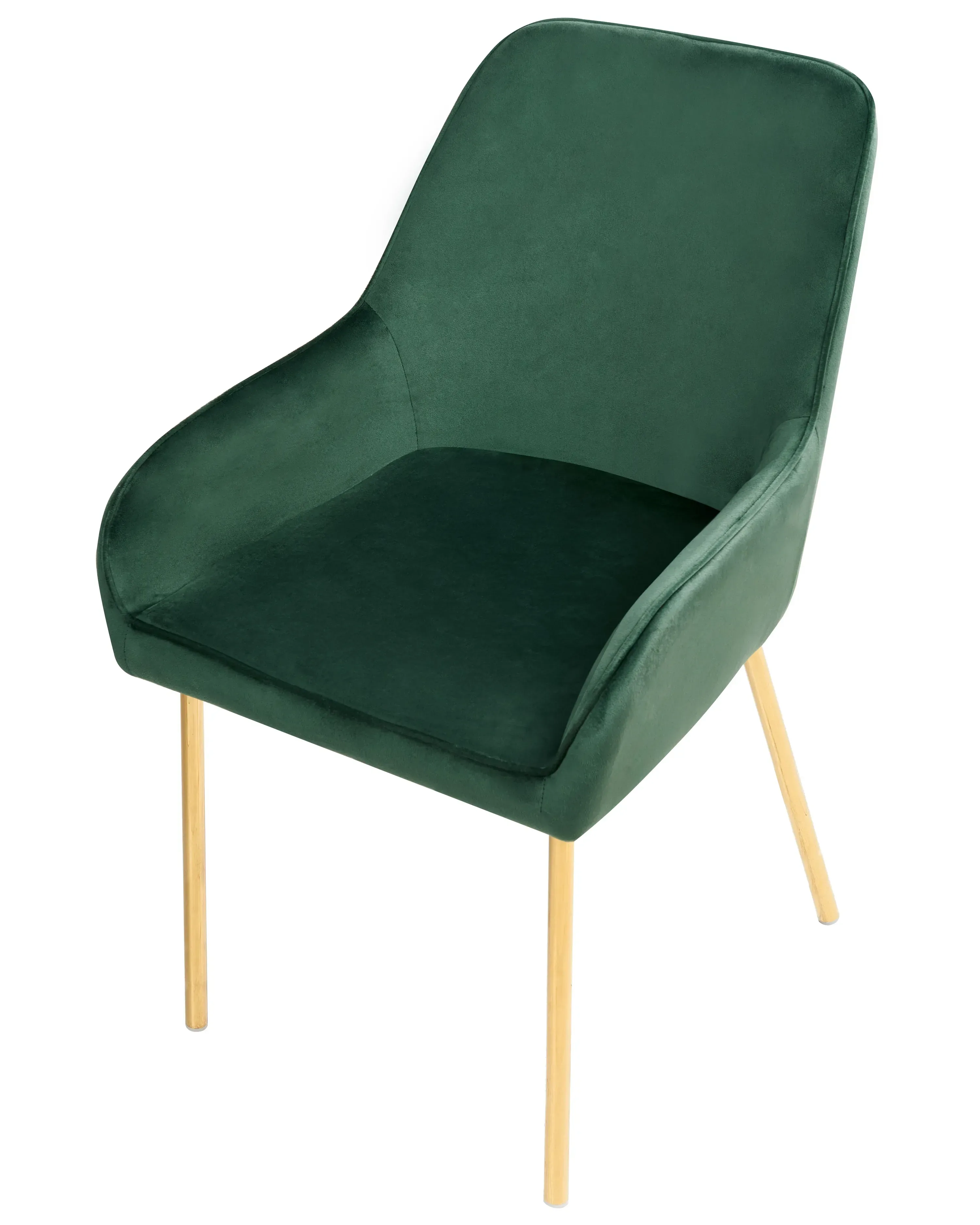 Set di 2 sedie da pranzo Velluto Verde