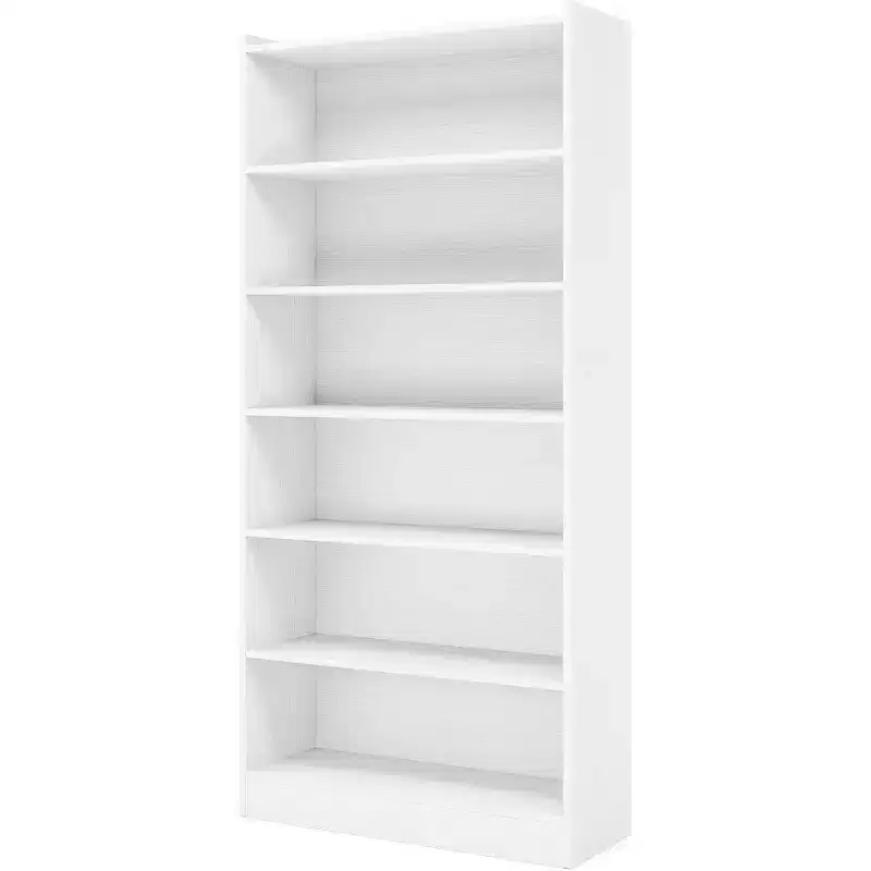 Tall Bookcase, Modern 7-Tier Library Bookshelf with Storage Shelves, Large Open Display Shelving Unit for Living Room, Office