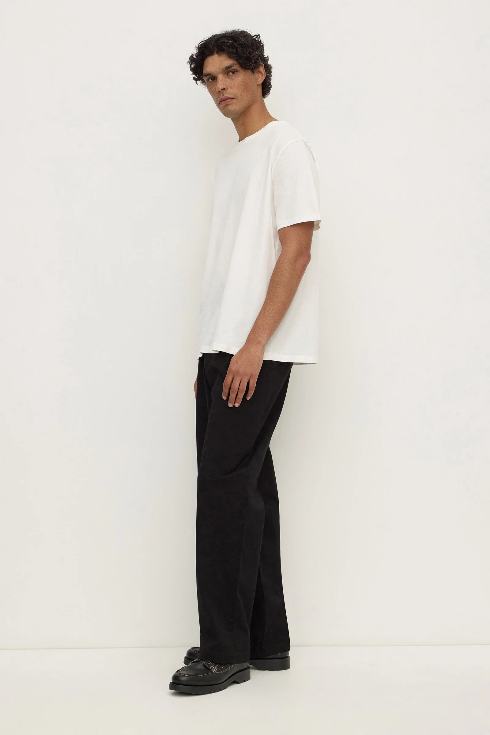Antique White Pigment Dyed Cotton Tee