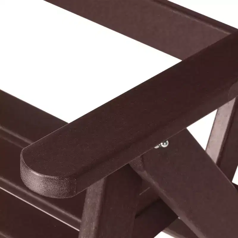 WestinTrends Malibu HDPE Adjustable Highback Folding Patio Dining Chair