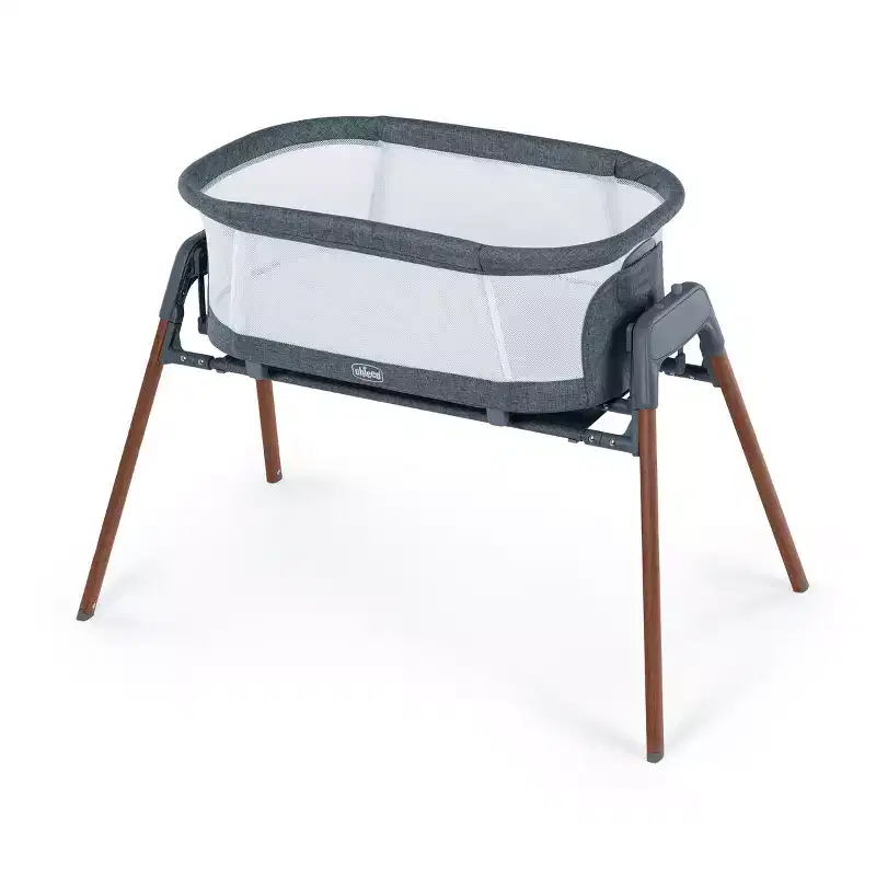 Chicco LullaGlide 3-in-1 Bassinet - Luna: Allows Baby to Rock Gently, Fitted Sheet, Metal Frame