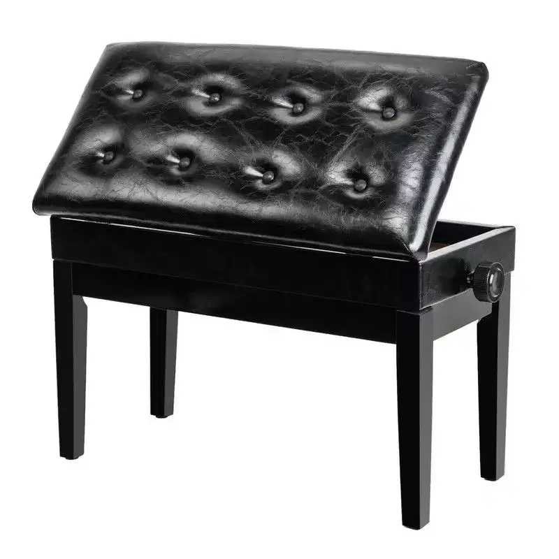 Faux Leather Upholstered Storage Bench