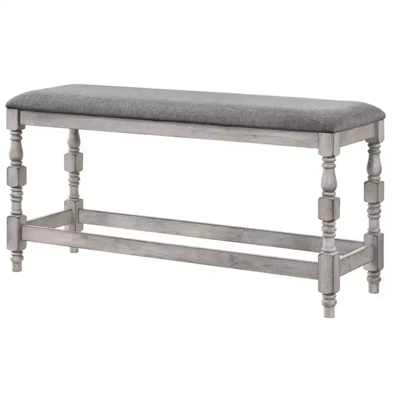 24/7 Shop At Home Bringe Upholstered Counter Height Bench
