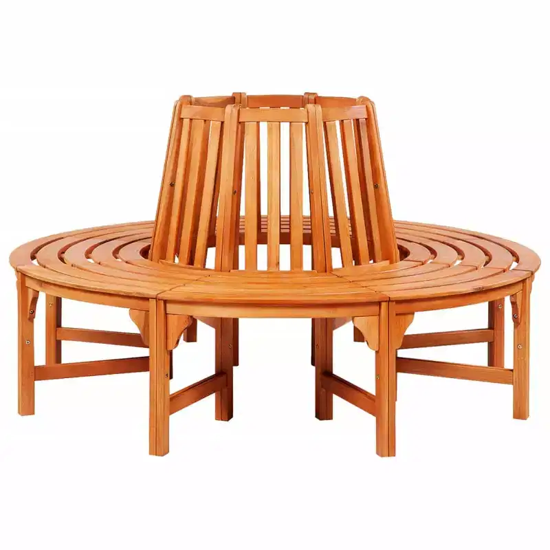 Garden Bench Brown (wood colour) Eucalyptus tropical hardwood