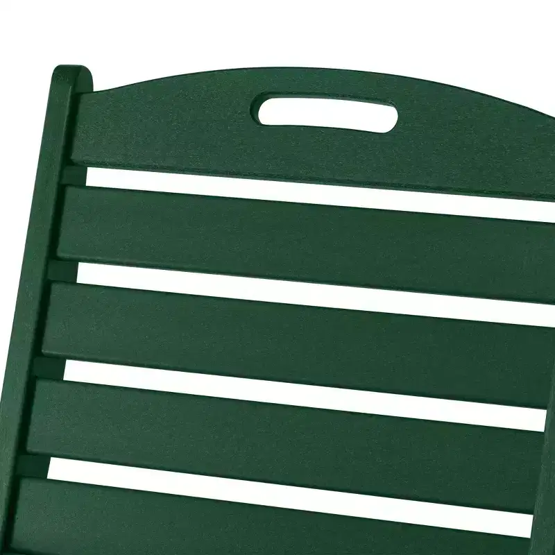 WestinTrends Malibu HDPE Adjustable Highback Folding Patio Dining Chair