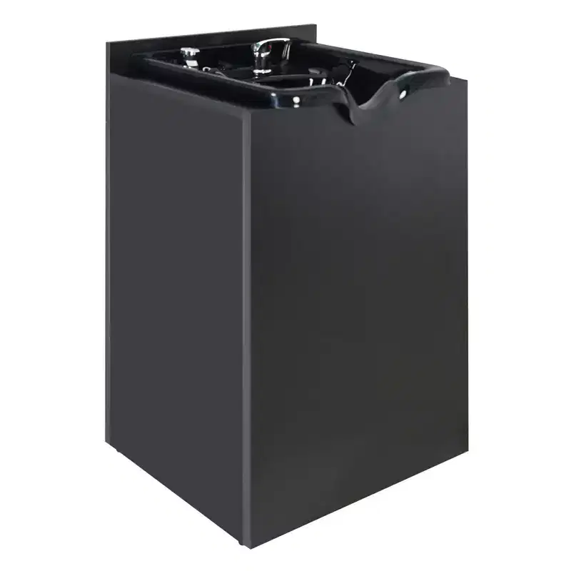 Karl Home Salon Wet Cabinet Station with Shampoo Bowl and Sprayer Faucet