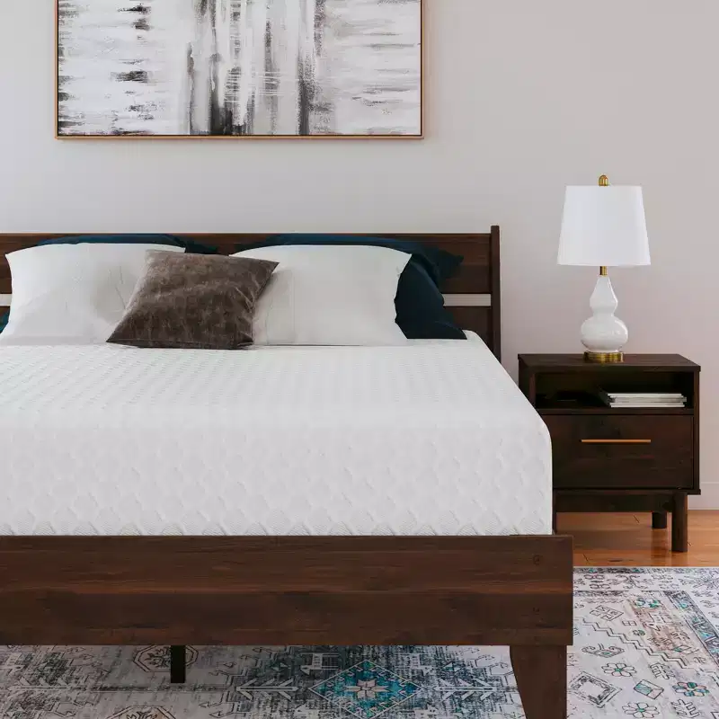 Signature Design by Ashley 10 Inch Chime Firm Memory Foam Mattress