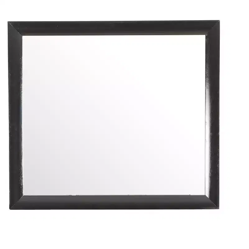35 in. x 39 in. Modern Rectangle Framed Dresser Mirror