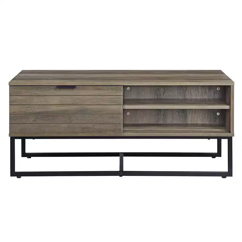 Acme Furniture Homare Coffee Table Rustic Oak/Black Finish