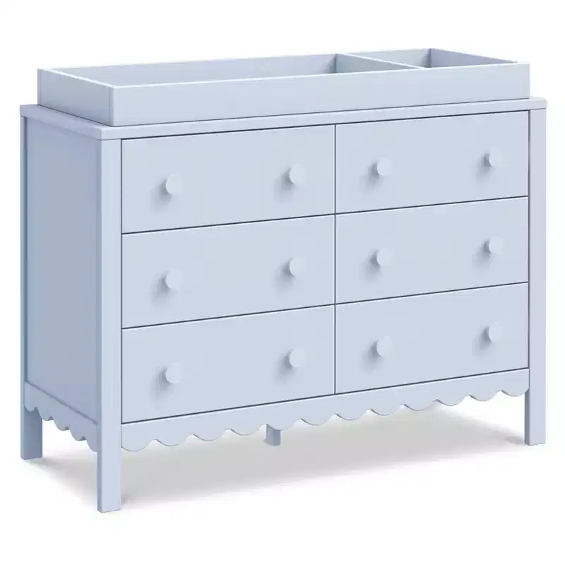 Scallop 6-Drawer Dresser