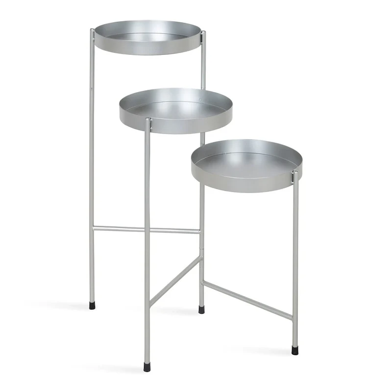 Metal 3-tier Modern Plant Stand - 16x21x30