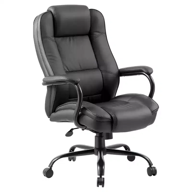 Heavy Duty Executive Chair Dark - Swivel, Metal Frame, 400lb Capacity