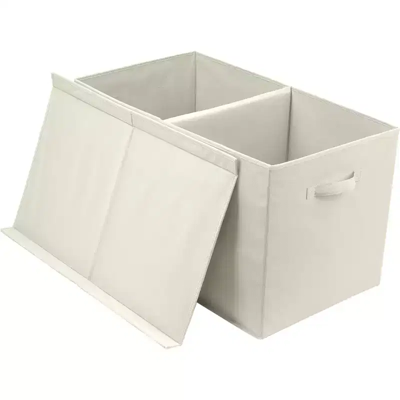 Toy Chest with Flip-Top Lid, Kids Collapsible Storage for Nursery, Playroom, Closet, Home Organization