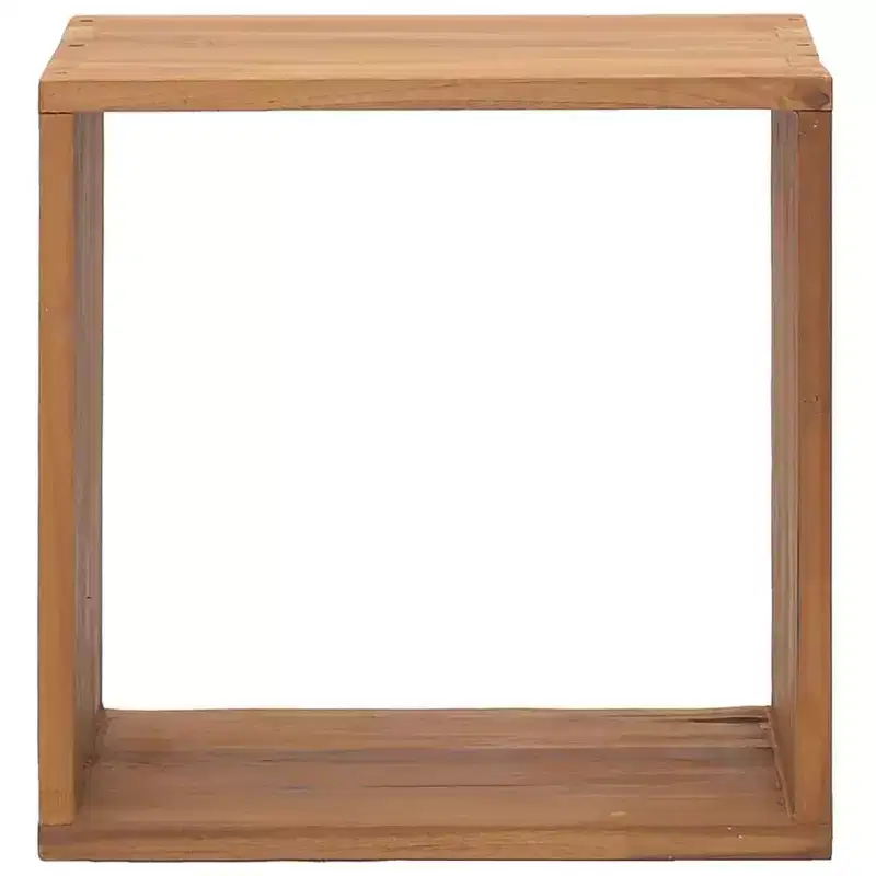 Bedside Cabinet Warm Natural Wood Solid Teak Wood Bedside Cabinet