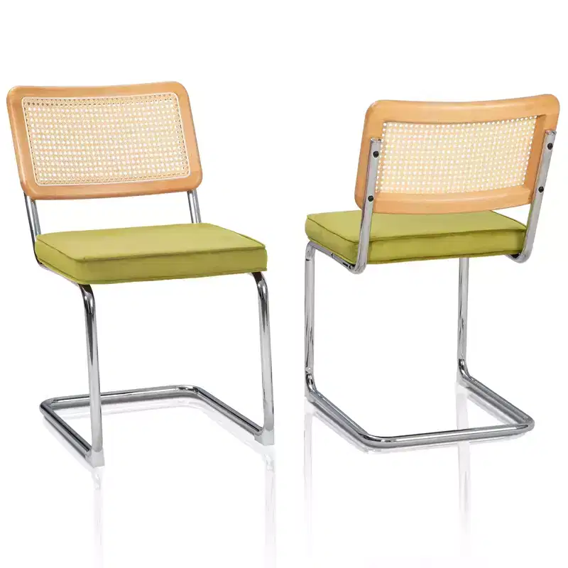 UPTIOT Velvet Upholstered Side Chair (Set of 2)