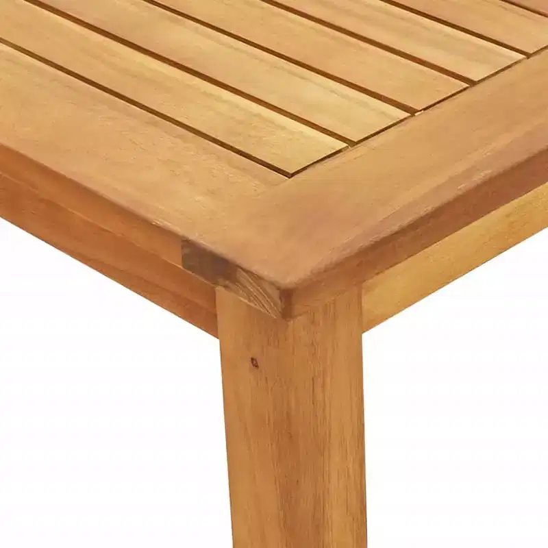 vidaXL Garden Dining Set Brown Solid Acacia wood Medium Foldable