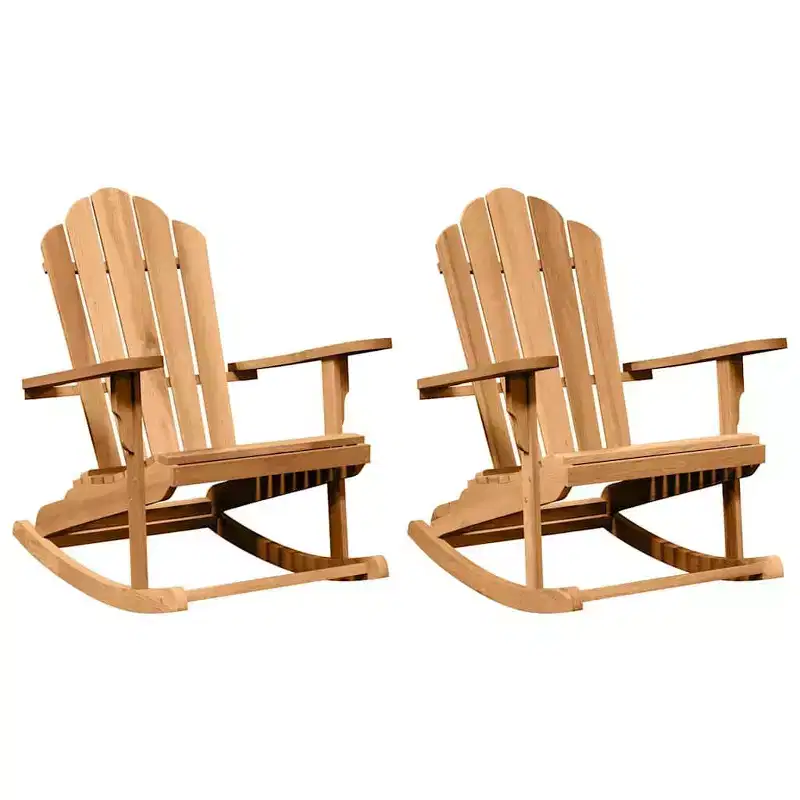 vidaXL Adirondack Rocking Chair 2 pcs 100 x 77 x 99 cm