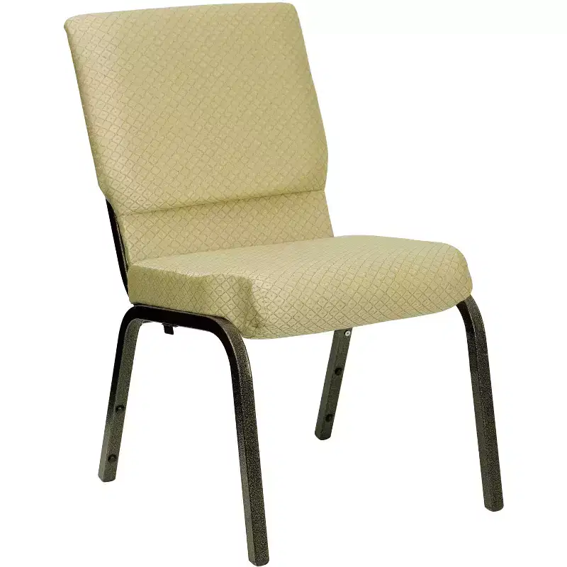 Emma and Oliver 18.5W Stacking Church/Reception Guest Chair