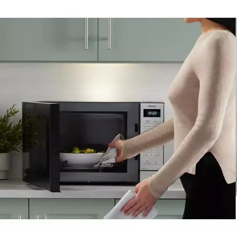Refurbished: Panasonic NN-SN68QB 1.2 cu. ft. 1250W Inverter Microwave, Black  Manufacturer Refurbished