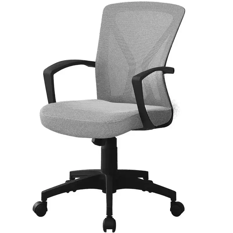 Mesh Ergonomic Office Chair with Adjustable Height, Swivel Chair with Armrest and Padding Seats, Computer Chair for Study, Reading Room