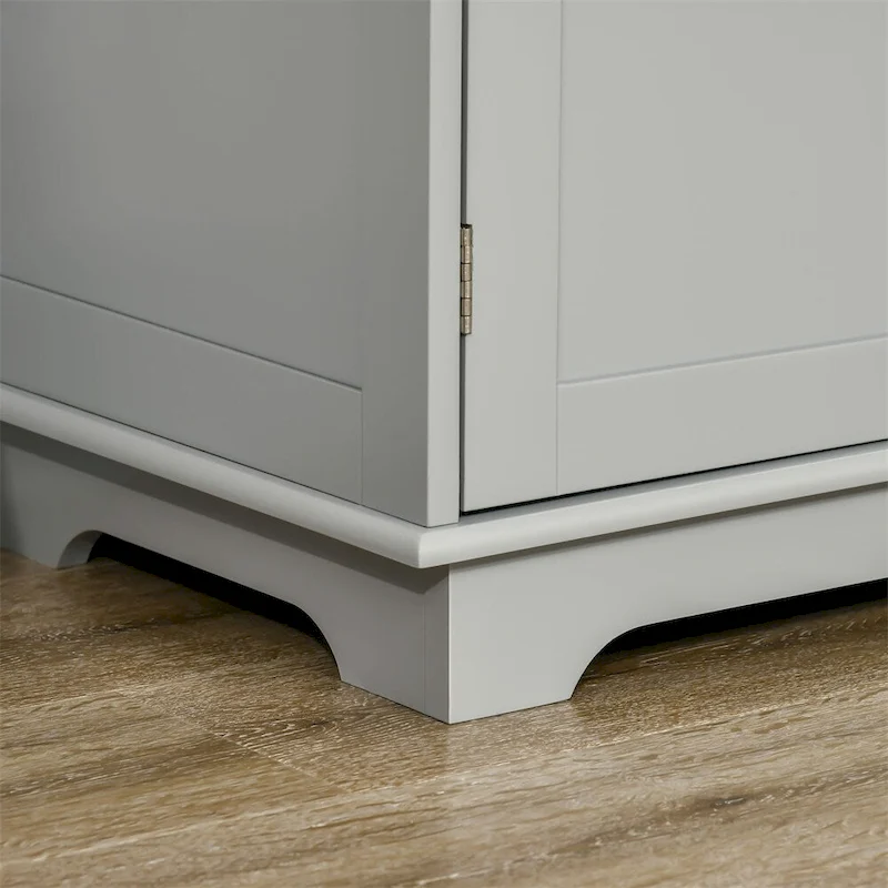 Buffet Cabinet with Drawers and Adjustable Shelves - N/A