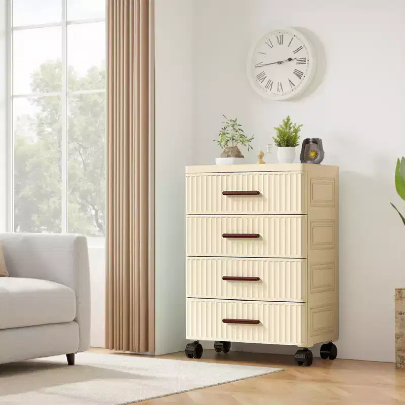 Multifunctional Drawer Storage Cabinet, Bedside Table Storage Cabinet, Children's Toys Books Clothes Storage Cabinet, For Living Room, Bedroom