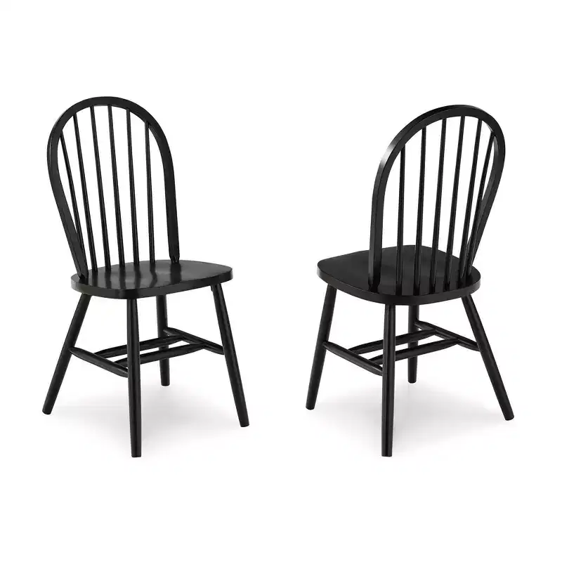 International Concepts Windsor Spindle Back Armless Chair