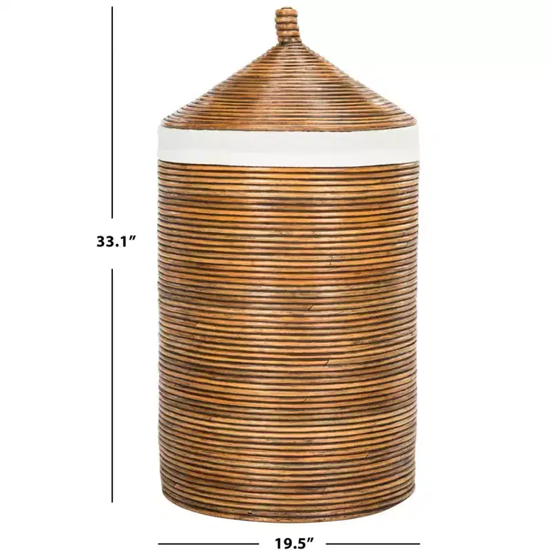 Wellington Laundry Basket With Liner - HAC6501 - Safavieh