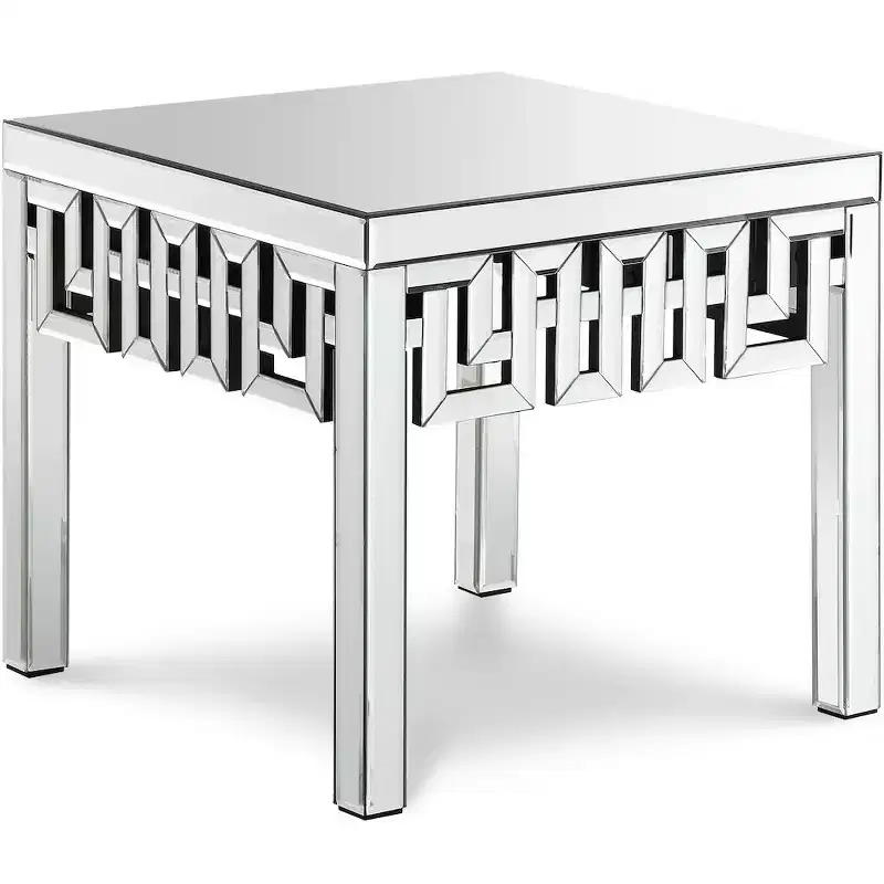 Meridian Furniture Aria Mirrored End Table