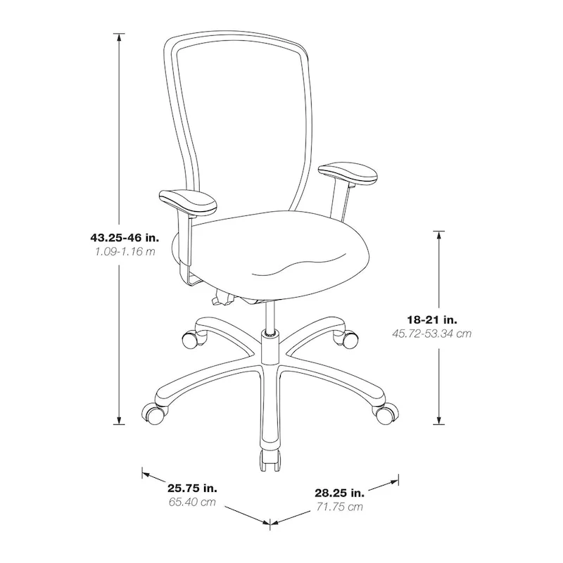 Pro-Line II Breathable ProGrid High-back Ergonomic Office Chair