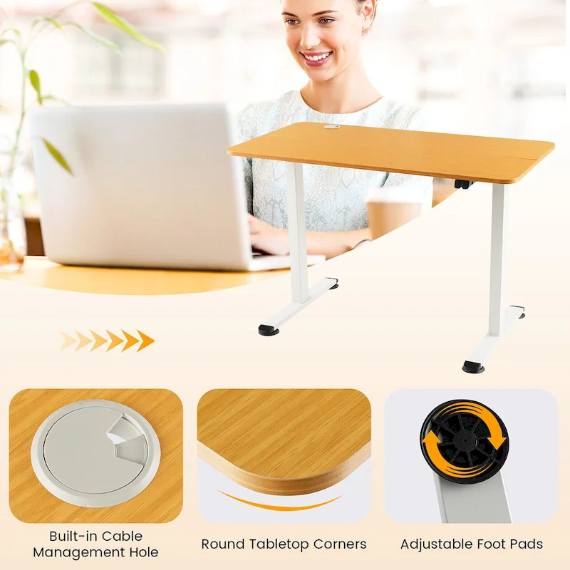 Gymax Electric Standing Desk Adjustable Stand up Computer Desk