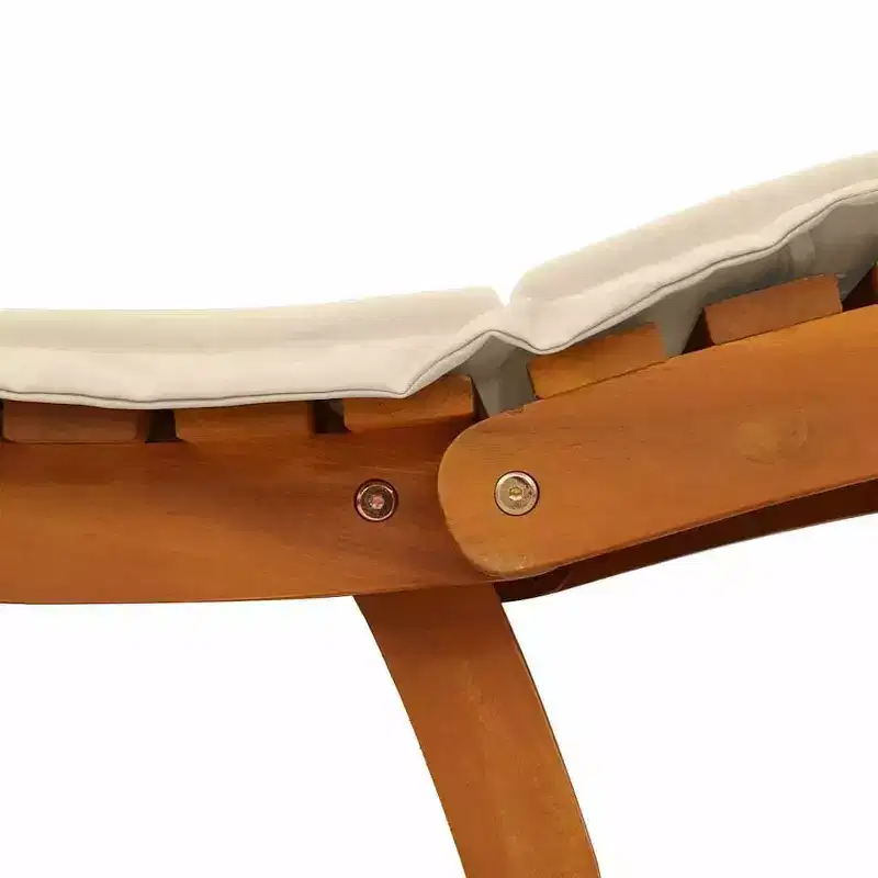 vidaXL Sun lounger21.65 x 72.44 x 25.20 in Solid Acacia Wood