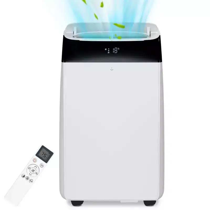 14,000 BTU Portable Air Conditioner  3-in-1 AC (Cool, Dehumidify, Fan) for Large Rooms Up to 750 Sq.Ft. Ultra-Quiet with Remote & Timer