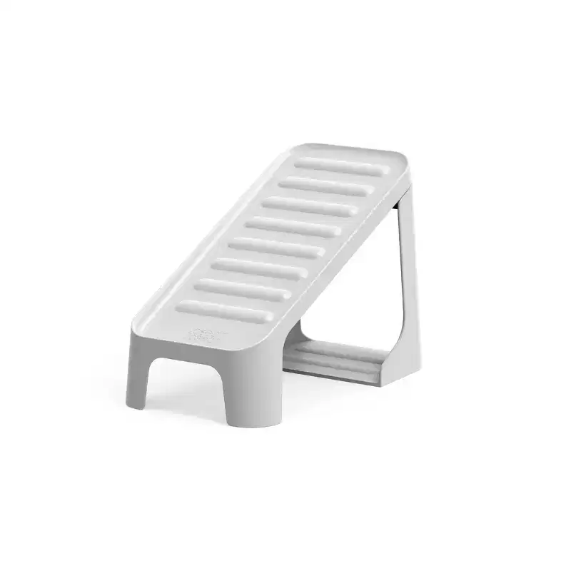 Compact Space-Saving Shoe Organiser, 6-Pack, Holds 6 Pairs, Freestanding, Off-White