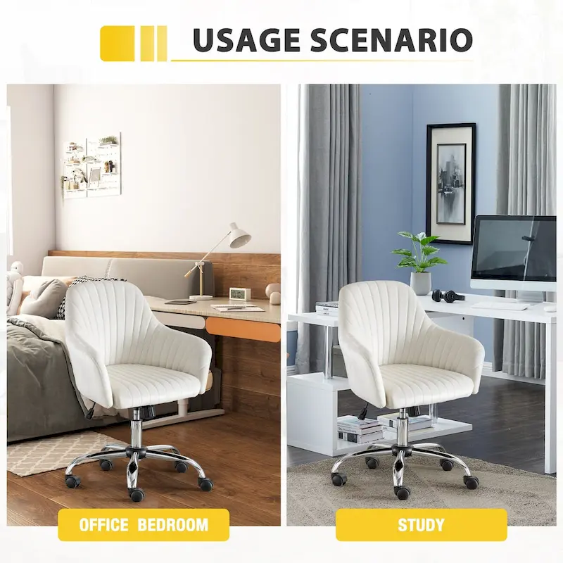 GEITIN Modern Leisure Office Chair with Adjustable Height