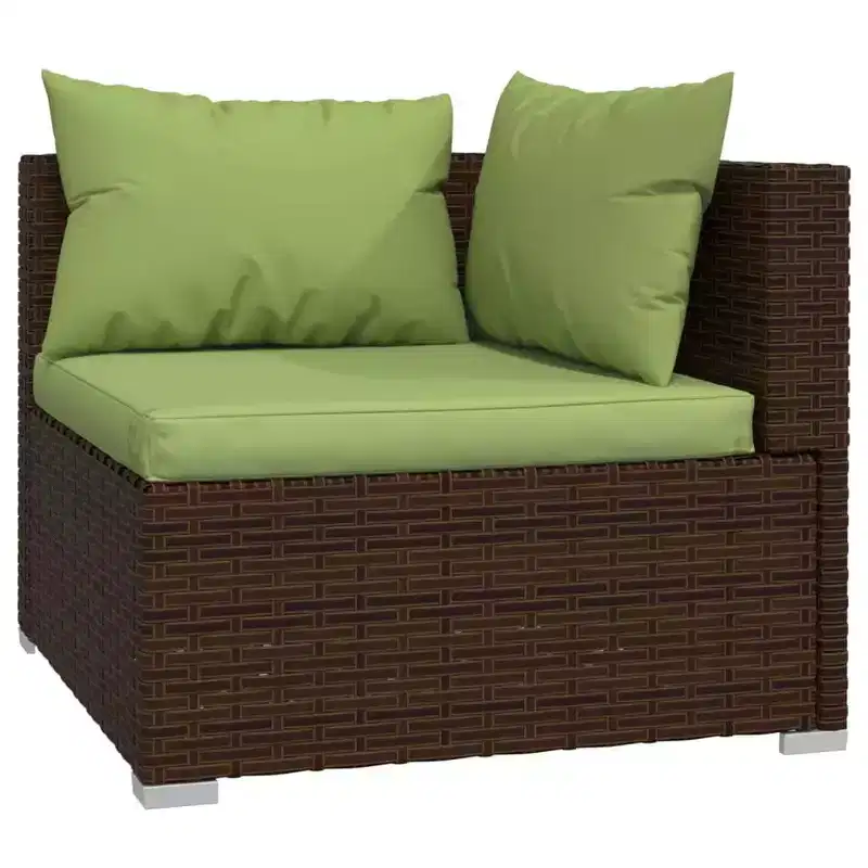 vidaXL Garden Lounge Set PE rattan Large Modular