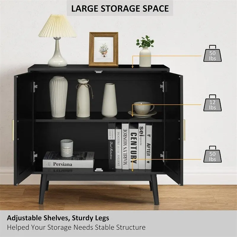Sideboard Buffet Cabinet - 15.75D x 31.5W x 31.5H