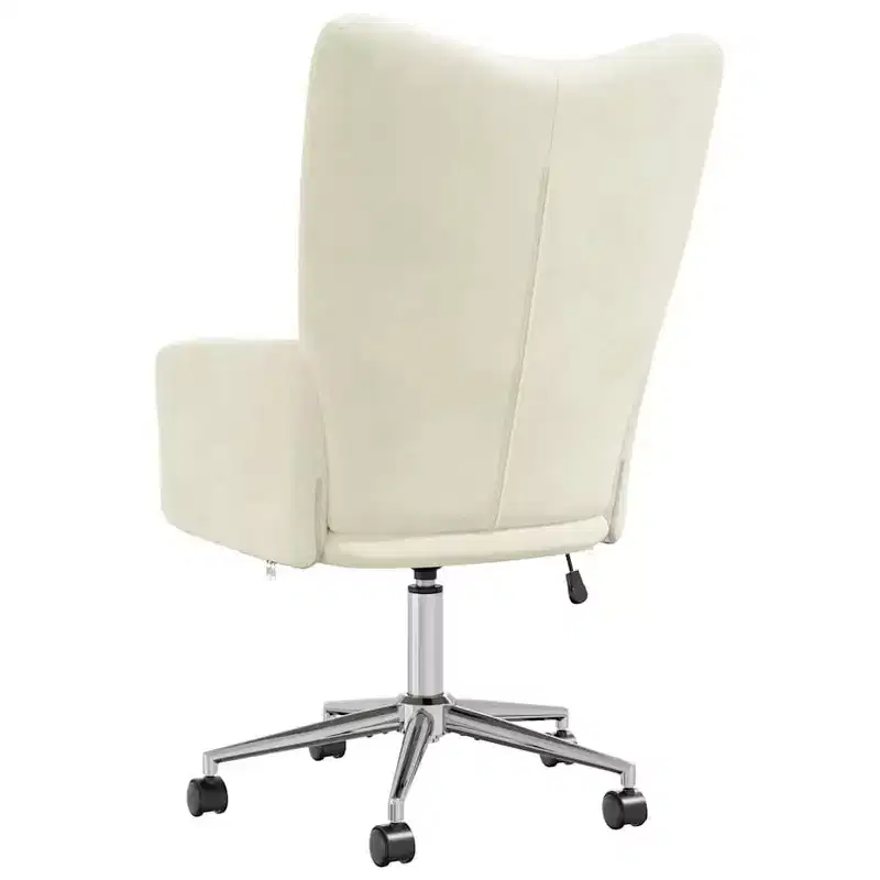 Relaxing Chair Light Gray Velvet