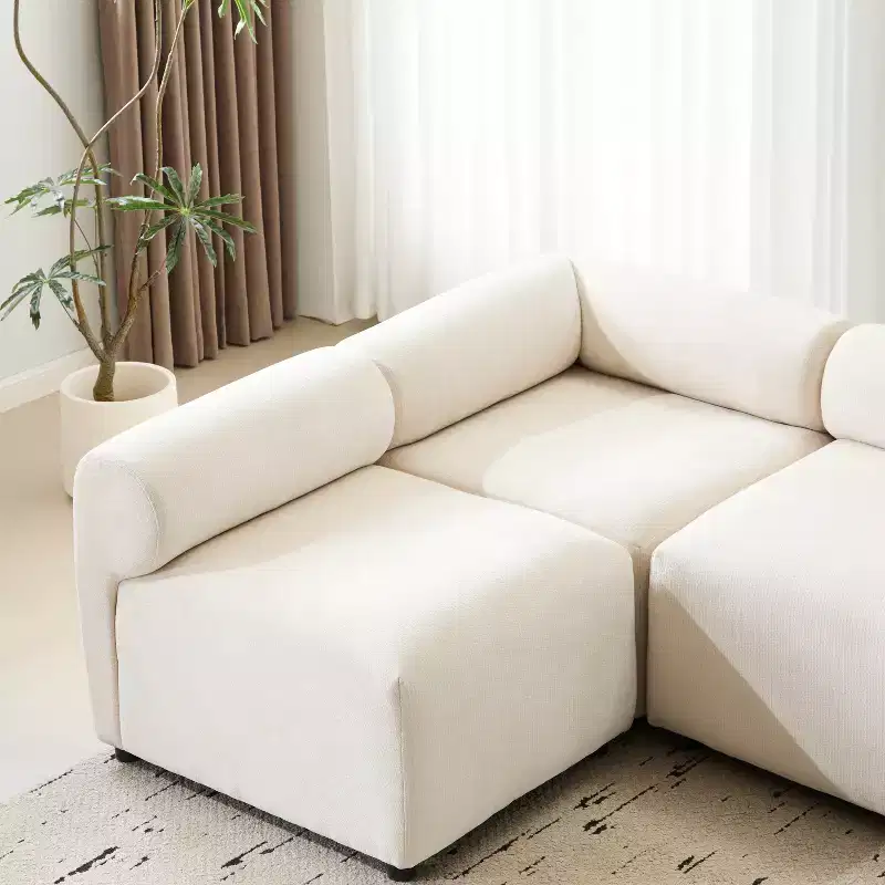 Christopher Knight Home Fermin Modern 5 Piece Modular Sectional Sofa with Rround Back