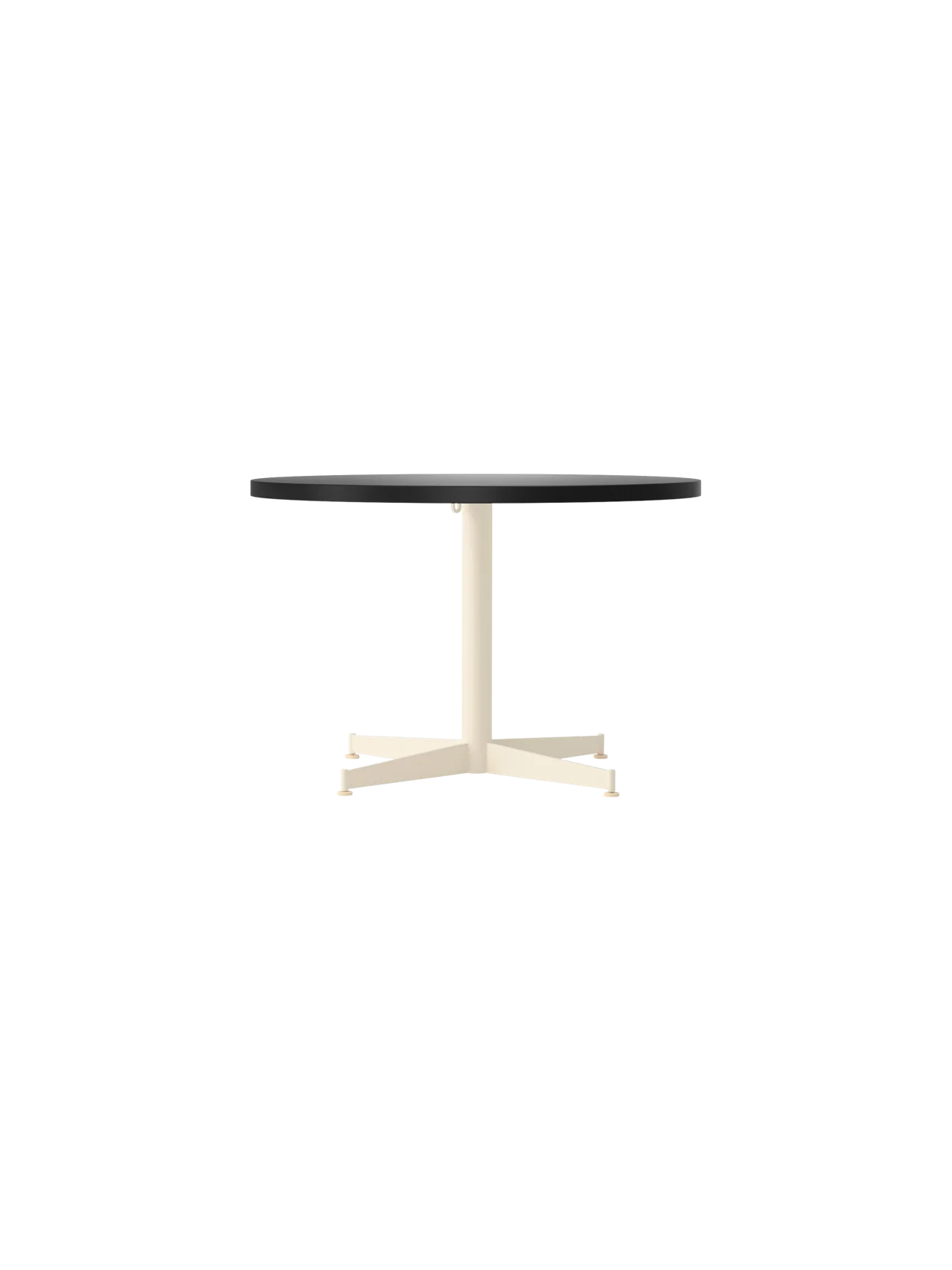 Modern Marble & Ceramic Lounge Table with Slender Stem Base for Indoor & Outdoor Living Room
