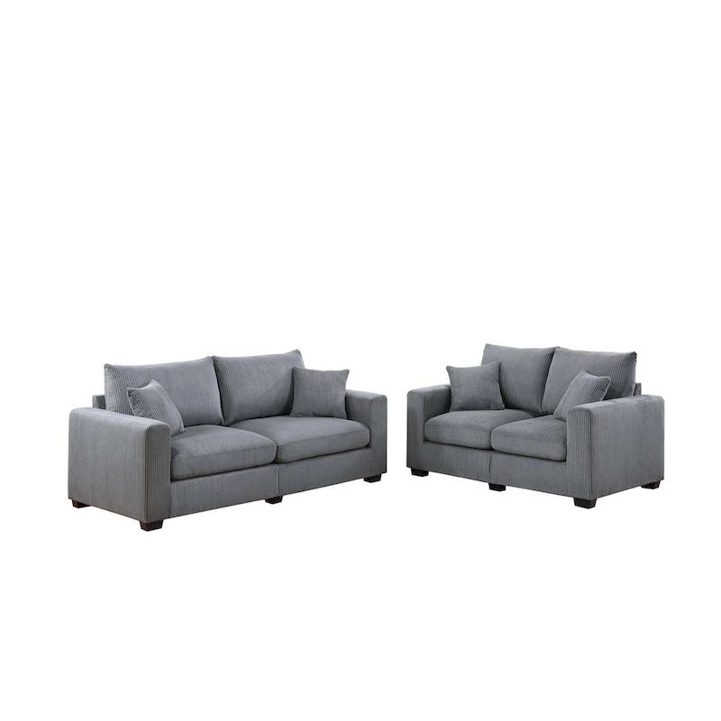 Poundex 2-Piece Sofa Set