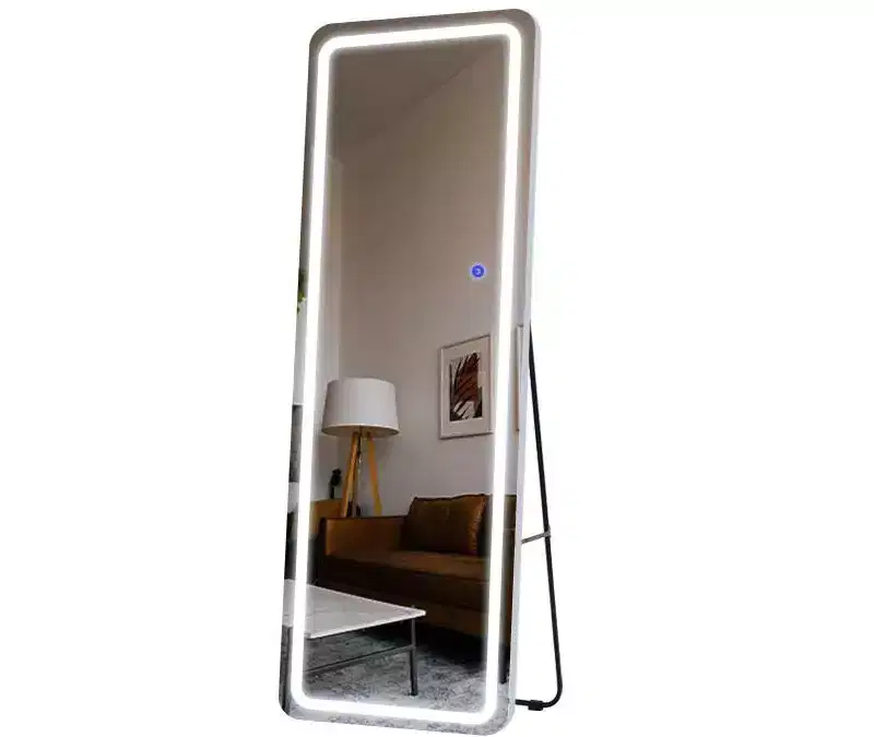 PexFix 63x16 Full-body Mirror LED Vanity Mirror with Lights Silver Mirror.