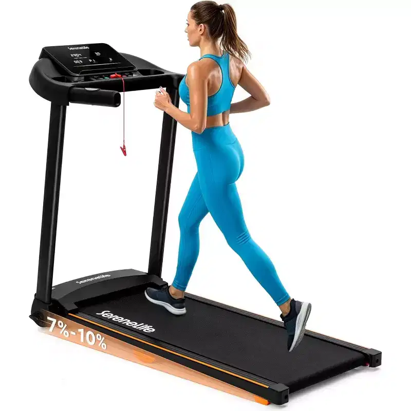 SereneLife Foldable Smart Digital Treadmill - 12 Preset Programs (SLFTRD40BT)