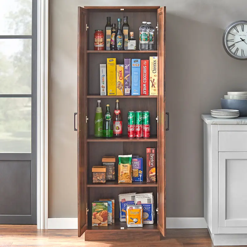 Modern Farmhouse Pantry Cabinet with Storage