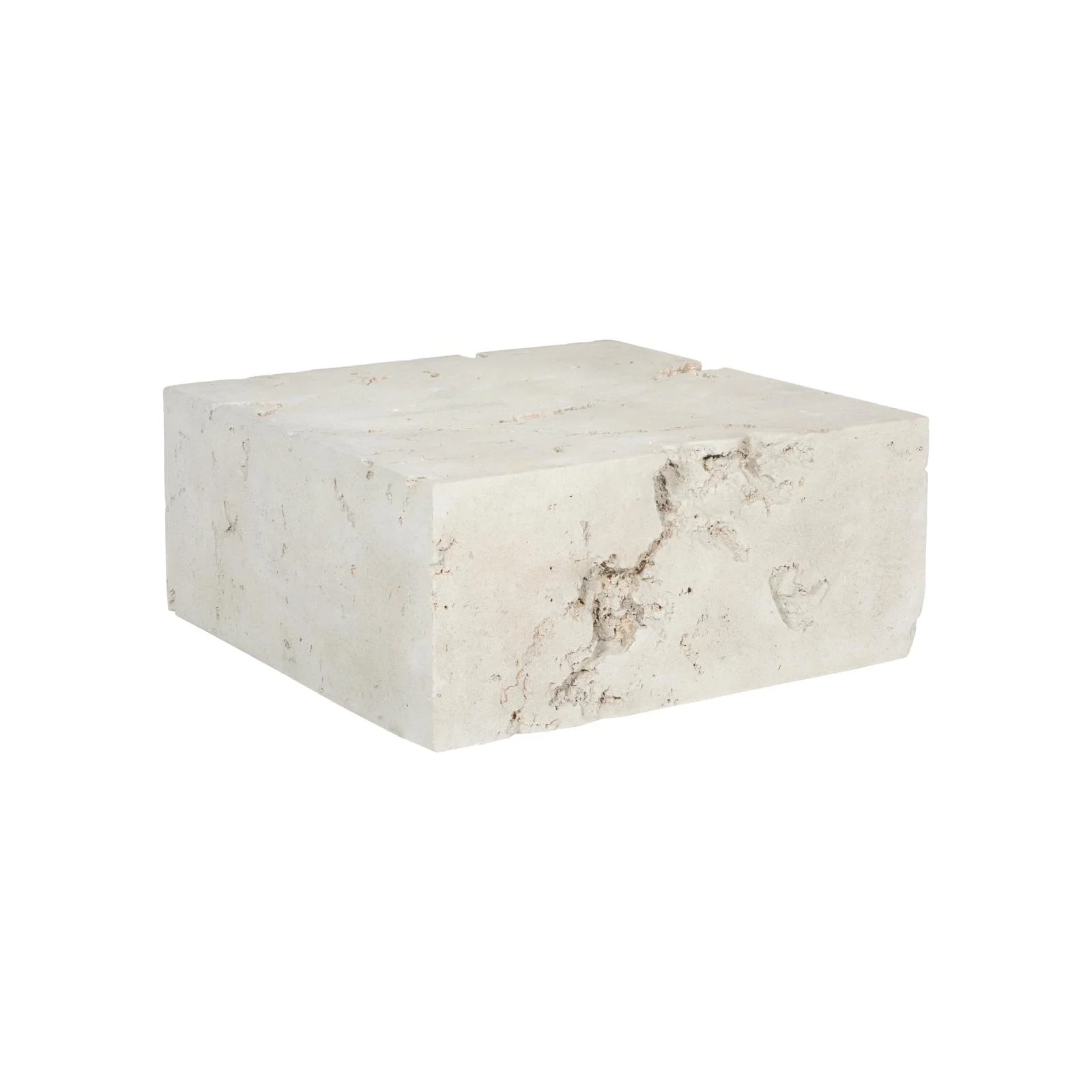 Formation Round Resin Crushed Stone Outdoor Coffee Table
