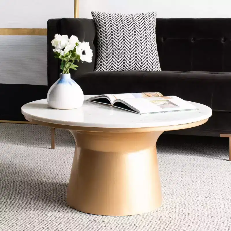 Mila Pedestal Coffee Table - Safavieh