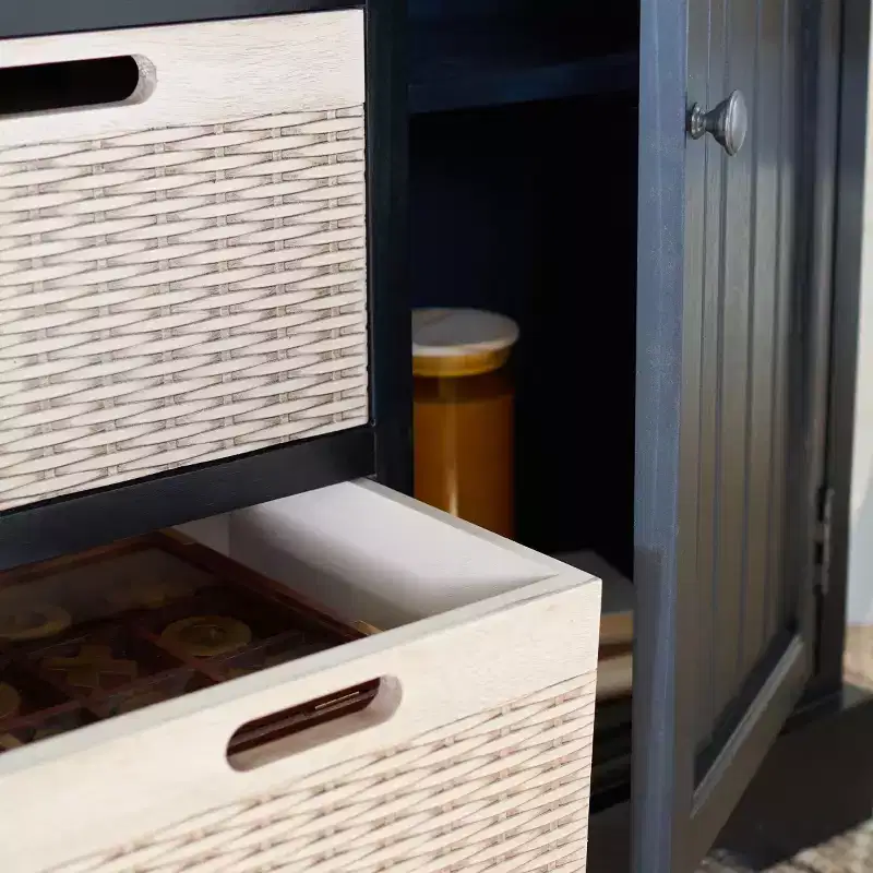 Landers 2 Door & 3 Removable Basket - CNS5736 -Safavieh