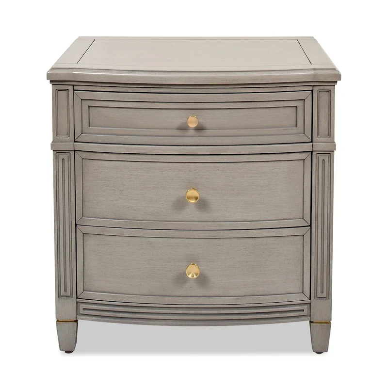 Dauphin Solid Wood End Table with Storage Shelf for Living Room