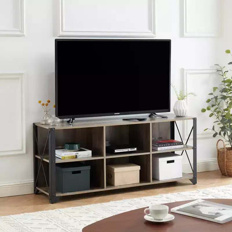 Probe Hues TV Stand For TVs Up To 55 with Large Storage