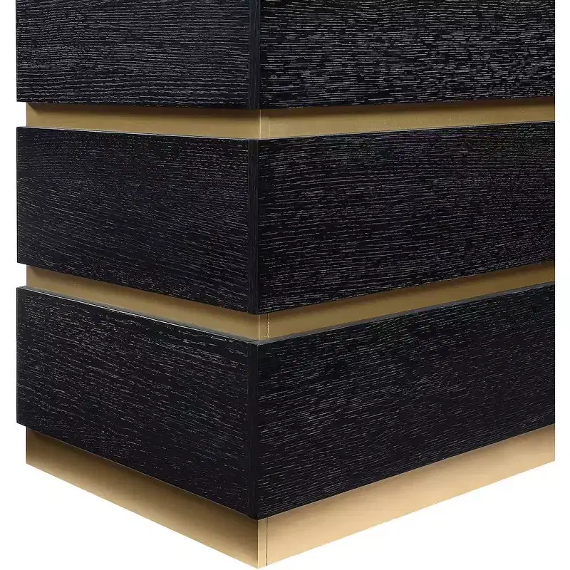 Meridian Furniture,Zaylan Black Nightstand